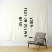 Tenture Custom Ivory Tapestry Personalized Wall Decor (En situation (horizontale))