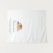 Tenture Custom Modern Business Table Runner Banner Brunch (Devant (Horizontal))