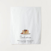 Tenture Custom Modern Business Table Runner Banner Brunch (Devant)