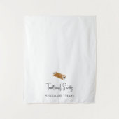 Tenture Custom Modern Business Table Runner Banner Sweets (Devant)