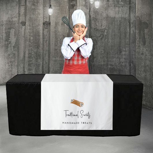 Tenture Custom Modern Business Table Runner Banner Sweets