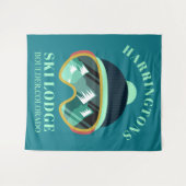 Tenture Custom Name & Location Ski Mask (Devant (Horizontal))