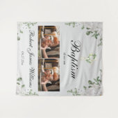 Tenture Custom Photo Collage Christening Baptism Backdrop (Devant (Horizontal))