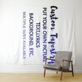 Tenture Custom Photo Tapestry (En situation (horizontale))