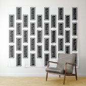 Tenture Custom Step and Repeat Fabric Backdrop (En situation (horizontale))