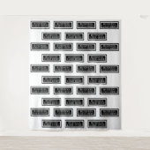 Tenture Custom Step and Repeat Fabric Backdrop (Devant)