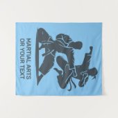 Tenture Custom Text & Color Martial Arts (Devant (Horizontal))