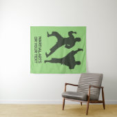 Tenture Custom Text & Color Martial Arts (En situation (horizontale))