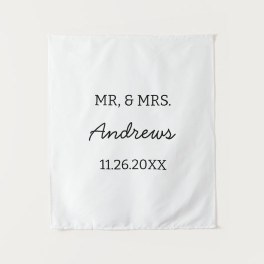 Tenture Custom Wedding Table Signs Personalized Reception  (Devant)