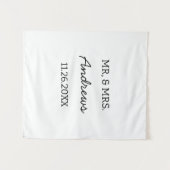 Tenture Custom Wedding Table Signs Personalized Reception  (Devant (Horizontal))