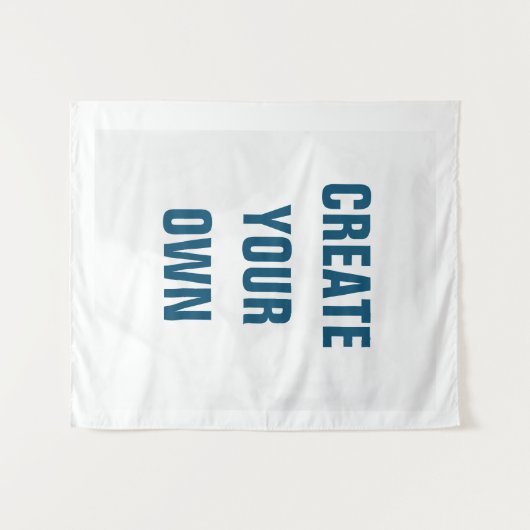 Tenture Customisez votre     propre affiche (Devant (Horizontal))