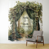 Tenture Customizable Enchanted Archway Wedding Backdrop (En situation)