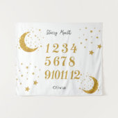 Tenture Customizable Starry Month Milestone Tapestry  (Devant (Horizontal))