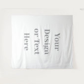 Tenture Customizable Your Design or Text Here Personalized (Devant (Horizontal))