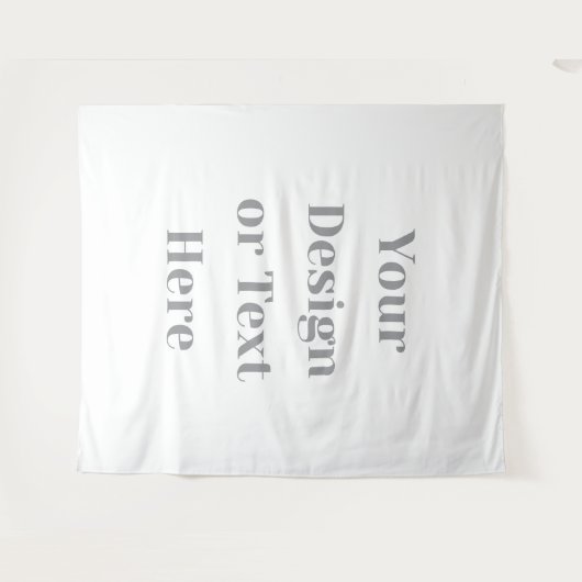 Tenture Customizable Your Design or Text Here Personalized (Devant (Horizontal))
