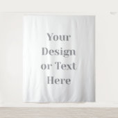 Tenture Customizable Your Design or Text Here Personalized (Devant)