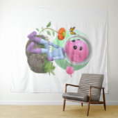 Tenture Cute Astéroïde (En situation (horizontale))