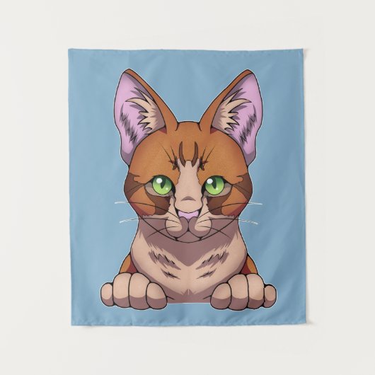 Tenture Cute chat (Devant)