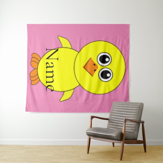 Tenture Cute Chick Thunder_Cove (En situation (horizontale))