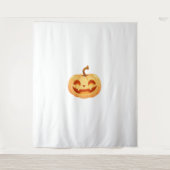 Tenture Cute Citrouille Jack-o'-lantern Turtle Mer Hallowe (Devant)