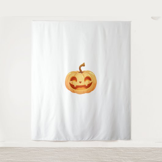 Tenture Cute Citrouille Jack-o'-lantern Turtle Mer Hallowe (Devant)