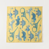 Tenture Cute Dinosaur (Devant (Horizontal))