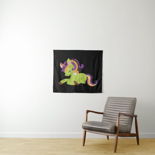 Tenture Cute Frankenstein (En situation (horizontale))