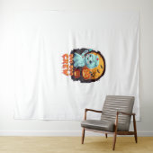 Tenture Cute Ghost Nurse - Boo Boo Crew Halloween Fun Clas (En situation (horizontale))