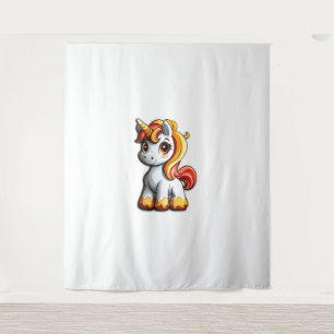 Tenture Cute Halloween Unicorn Candy Corn Horn Magique Hor