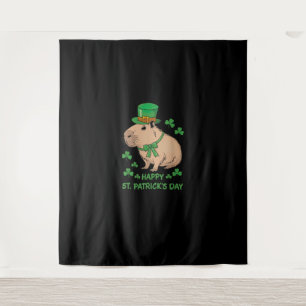 Tenture Cute Irish Capybara Leprechaun Bonne St Patrick