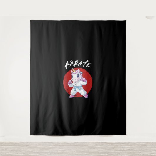 Tenture Cute Karate Unicorn Débardeur (Devant)