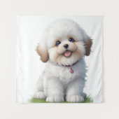 Tenture Cute Little Shih Tzu Amoureux des chiens chiot (Devant)