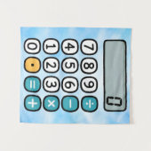 Tenture Cute Maths Calculator Poster for Kids (Devant (Horizontal))