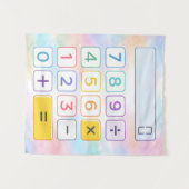 Tenture Cute Maths Calculator Poster for Kids (Devant (Horizontal))