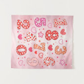 Tenture Cute Maths Numbers Hearts Poster for Kids (Devant (Horizontal))