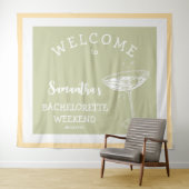 Tenture Cute Modern Bachelorette Party cocktail pastel (En situation (horizontale))