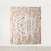 Tenture Cute Orange Petit Baby shower Citrouille En Arrièr (Devant)