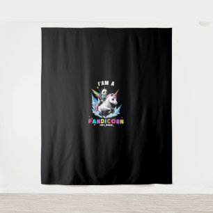Tenture Cute Panda Unicorn Je suis Pandicorne Magique Fill