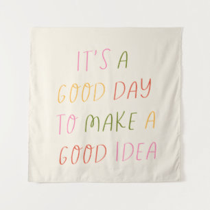 Tenture Cute Pastel Hand Lettering Motivational Quote Art