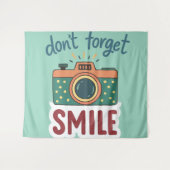 Tenture Cute Retro Camera Sticker (Devant (Horizontal))