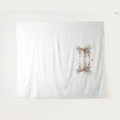 Tenture Cute Romantique Mariage de colibris (Devant (Horizontal))