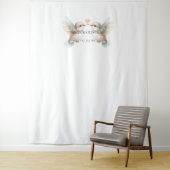 Tenture Cute Romantique Mariage de colibris (En situation)