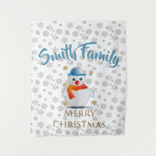 Tenture Cute Snowman