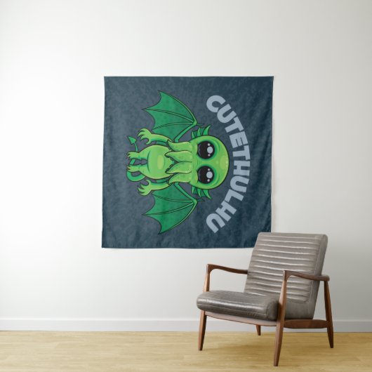 Tenture Cutethulhu (En situation (horizontale))