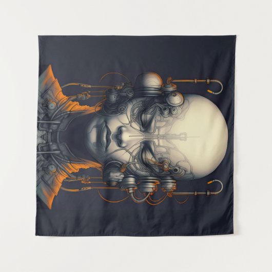 Tenture Cyborg fille Dreamer Ado (Devant (Horizontal))