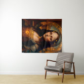 Tenture Cyborg MONA LISA Torride (En situation (horizontale))