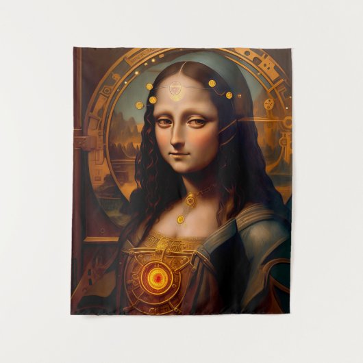 Tenture Cyborg MONA LISA Torride (Devant)