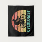 Tenture Cycologiste Funny Cycling (Devant)