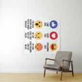 Tenture D&D Emojis (En situation (horizontale))