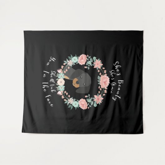 Tenture Dachshund (Devant (Horizontal))